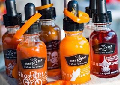| Eat Drink Media Group compliment hot sauce