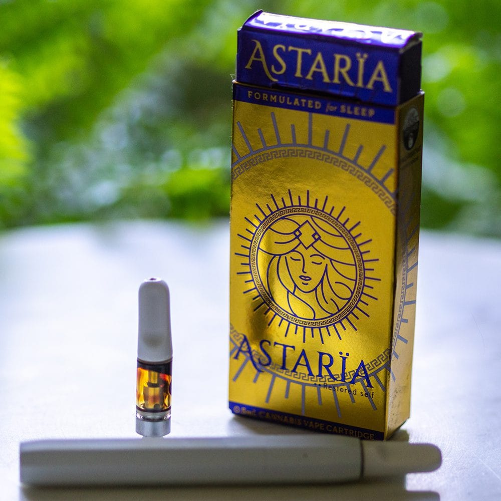 | Eat Drink Media Group custom cannabis packaging: Astaria